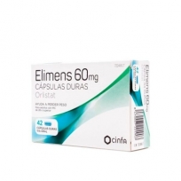 ELIMENS 60MG, 42 CÁPSULAS...