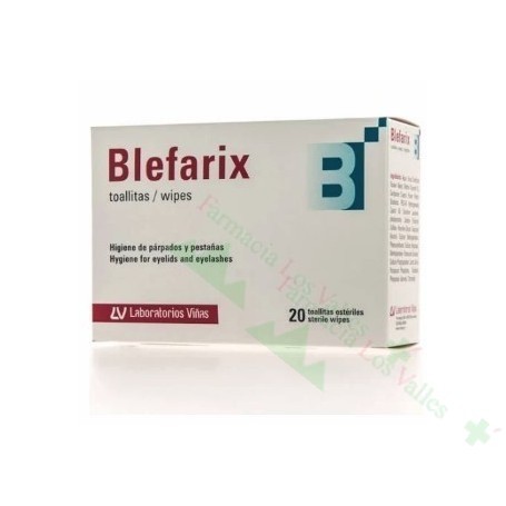 BLEFARIX TOALLITAS 20 UNIDOSIS 2.5 ML - Farmacia los Valles
