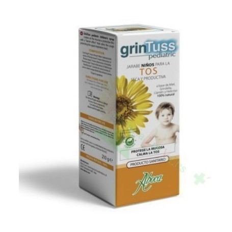 ABOCA GRINTUSS PEDIATRIC JARABE CON POLIRESIN 180 ML (TOS) - Farmacia los  Valles